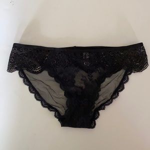 Bogart Lingerie ladies black lace panty NWOT